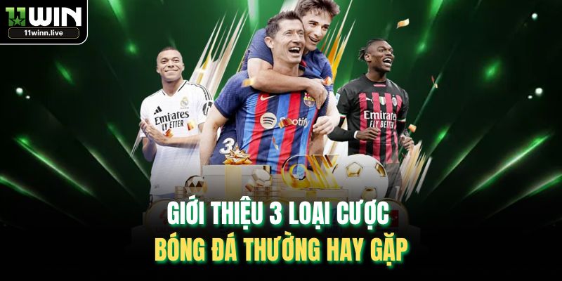 Giới thiệu 3 loại cược bóng đá thường hay gặp