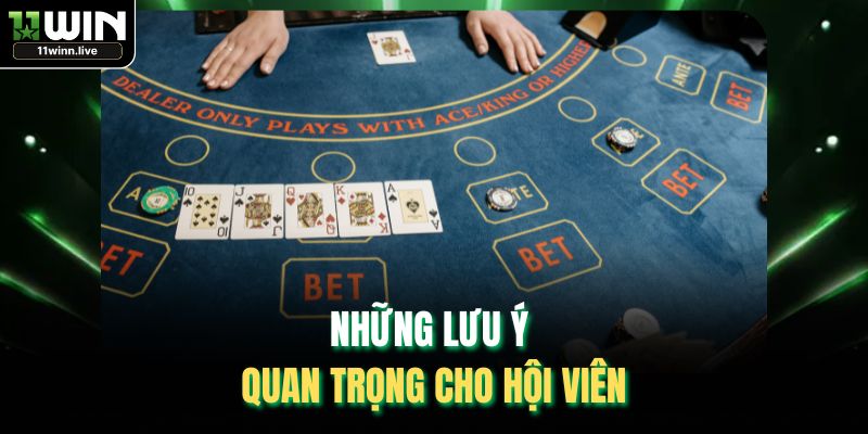 Những lưu ý quan trọng cho hội viên