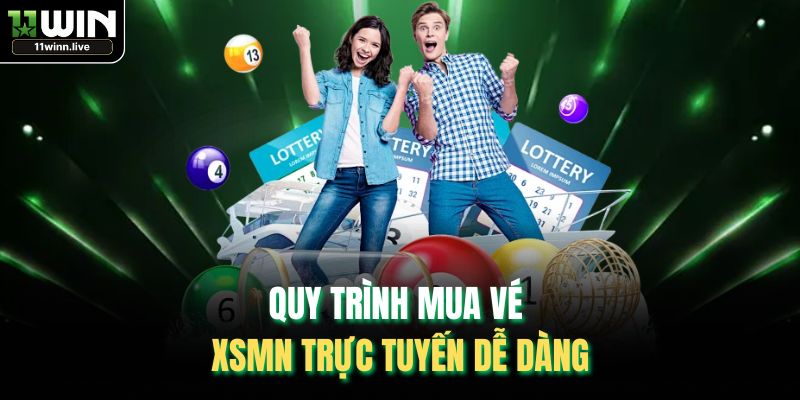Quy trình mua vé XSMN trực tuyến dễ dàng